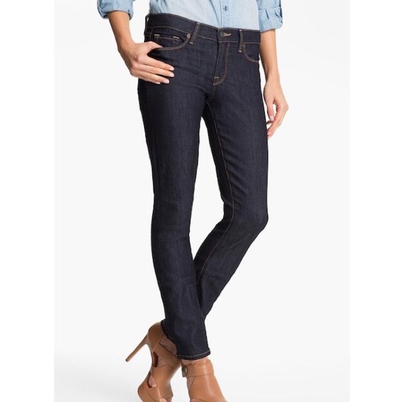 Lucky Brand Denim - 27 / Lucky Brand dark wash Sofia Skinny jeans